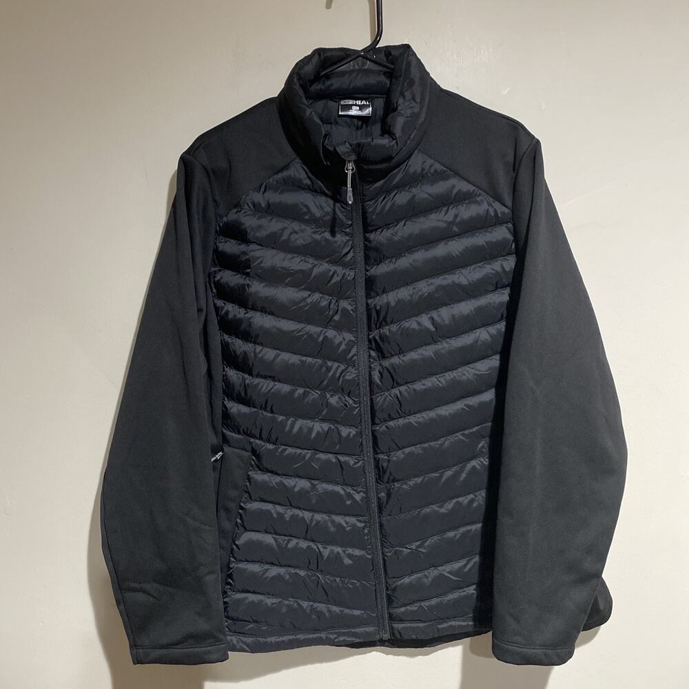 32 Degrees Quilted Heat Black Women’s Lightweight Warm Jacket Sz XXL